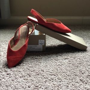 Madewell Slingback flat 7.5